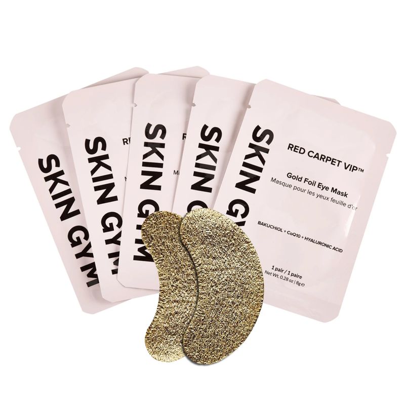 Gold Foil Eye Mask 5 Pack