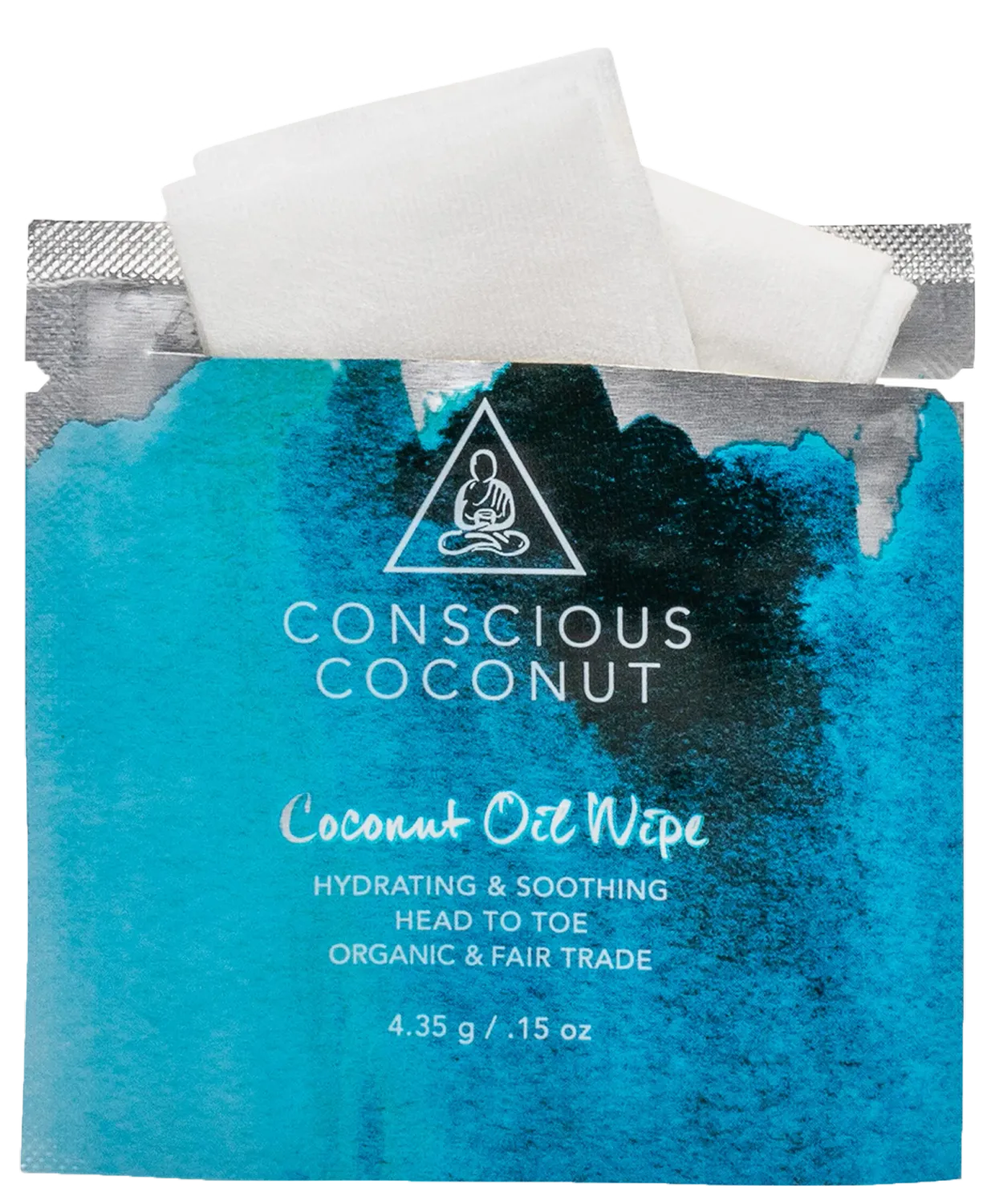 Organic Coconut Oil Wipes (5 Travel Pack)