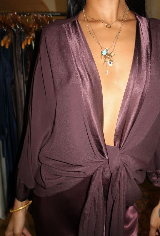 Viscose Wrap Top