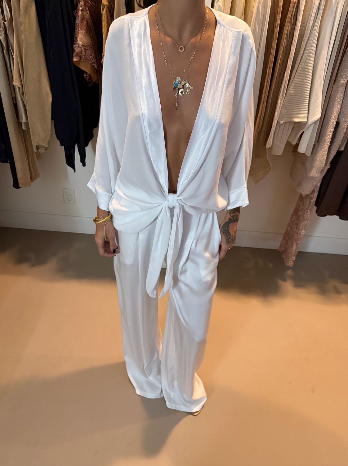 Viscose Wrap Top