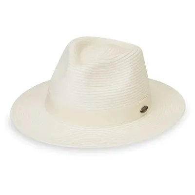 Caroline Two-Tone Fedora Sun Hat
