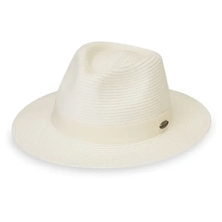 Caroline Two-Tone Fedora Sun Hat