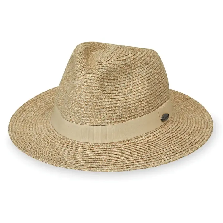 Caroline Two-Tone Fedora Sun Hat