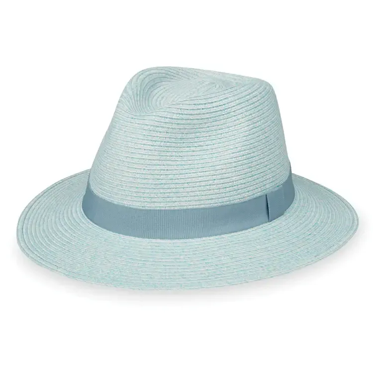 Caroline Two-Tone Fedora Sun Hat