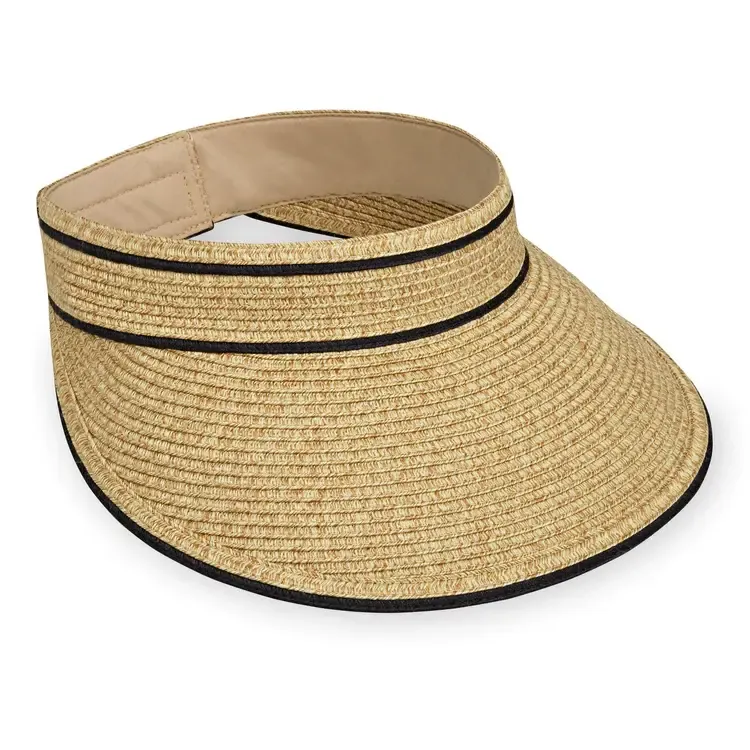 Lily Packable Sun Visor, Color: Beige