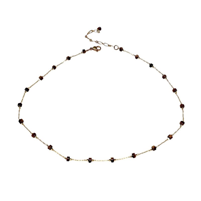 Tiger's Eye Beaded Necklace