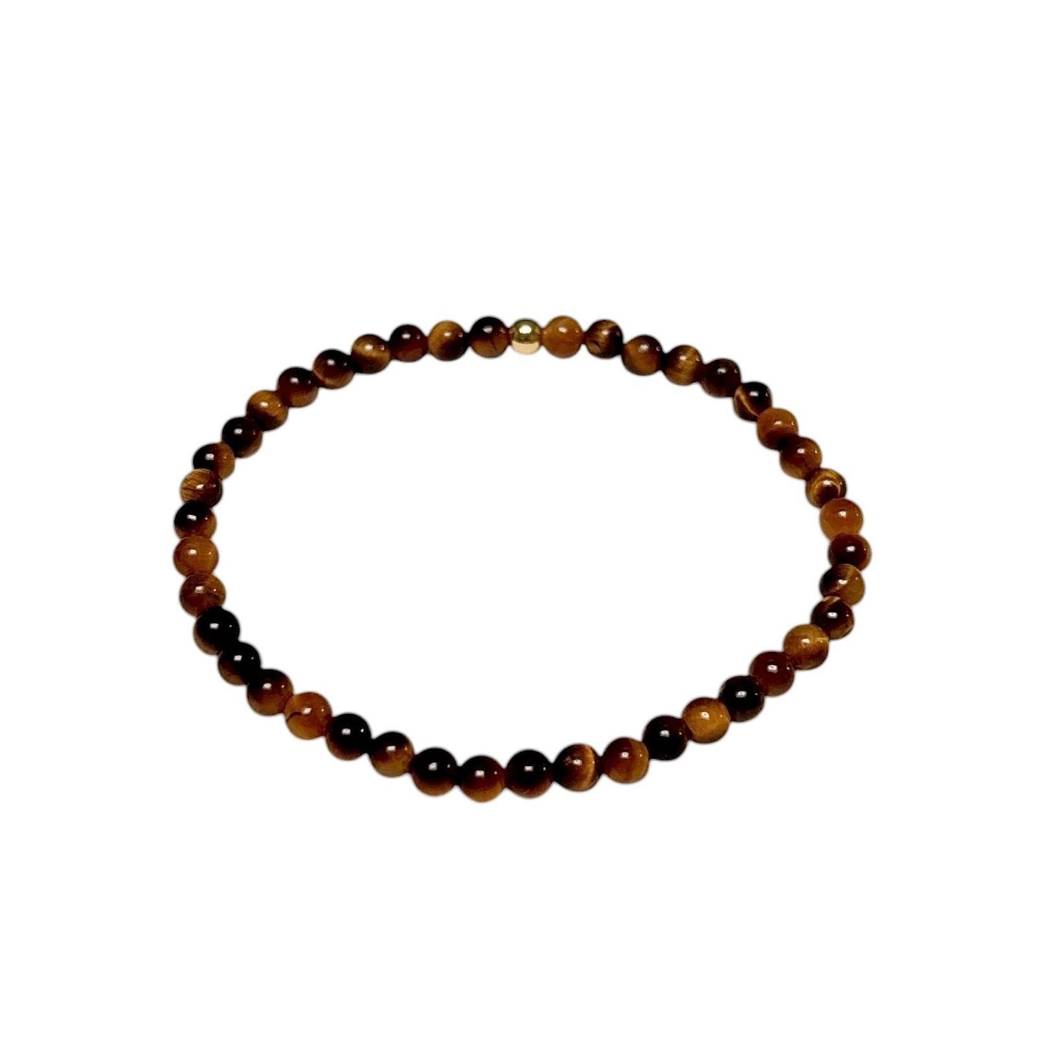 Tiger's Eye Stretch Beaded Bracelet