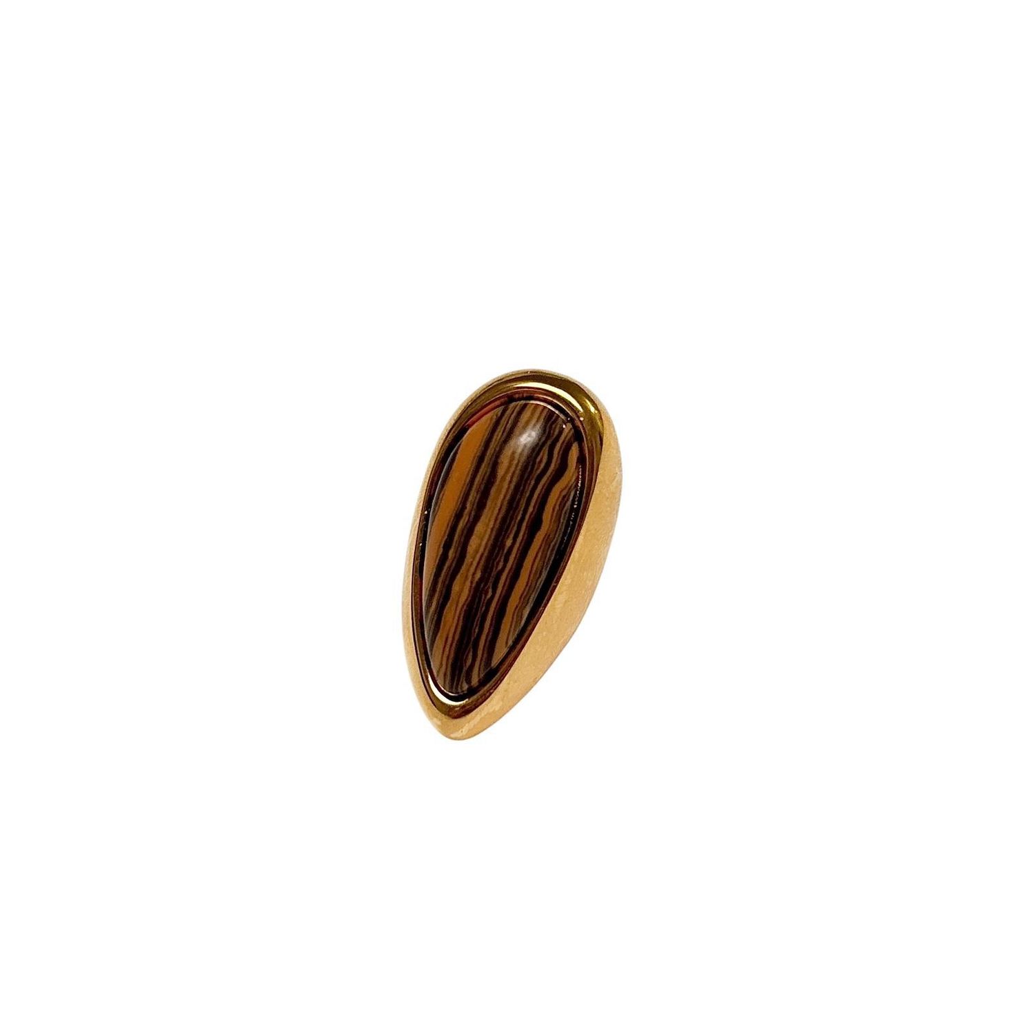 Tiger's Eye Cuff Ring