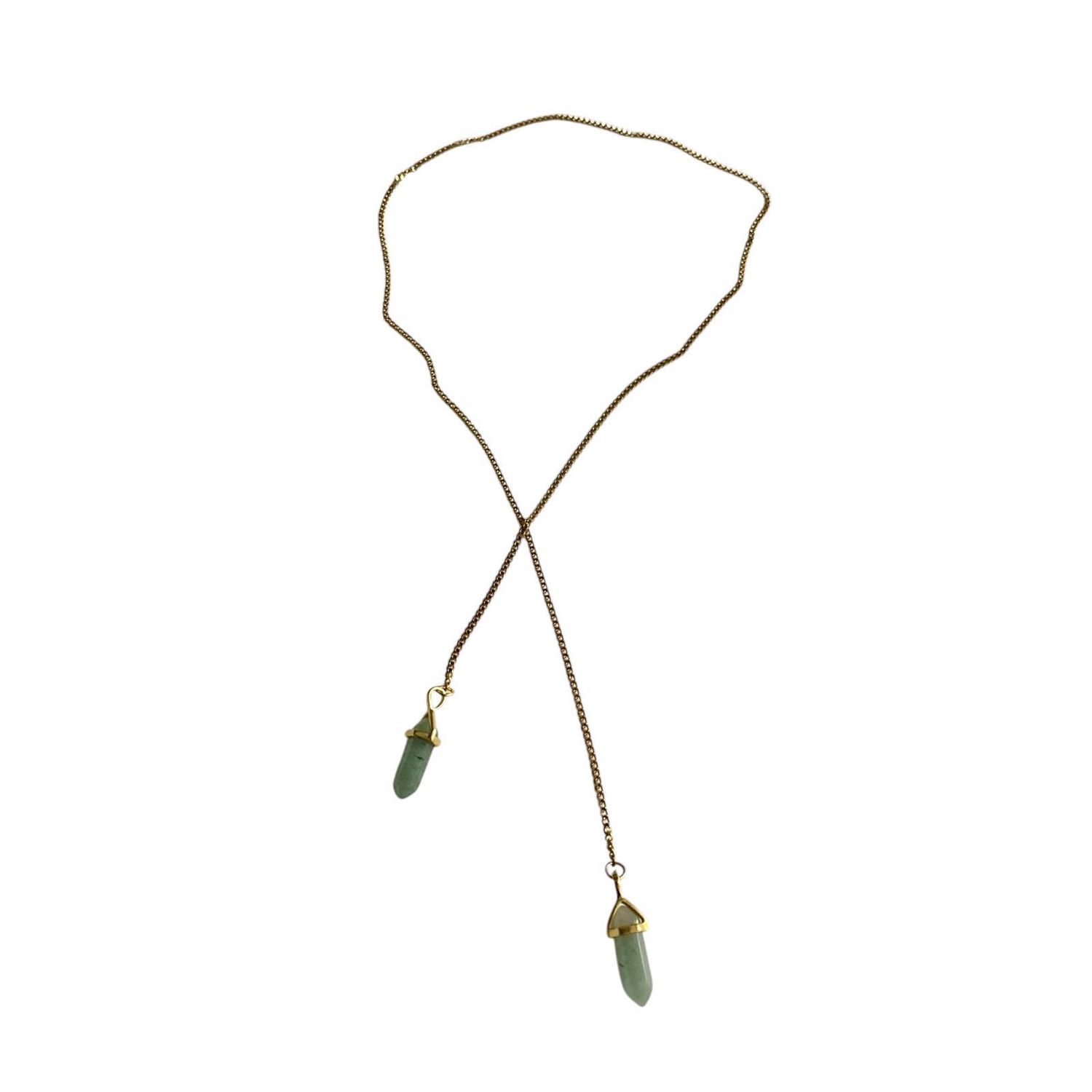 Drop Gemstone Necklace