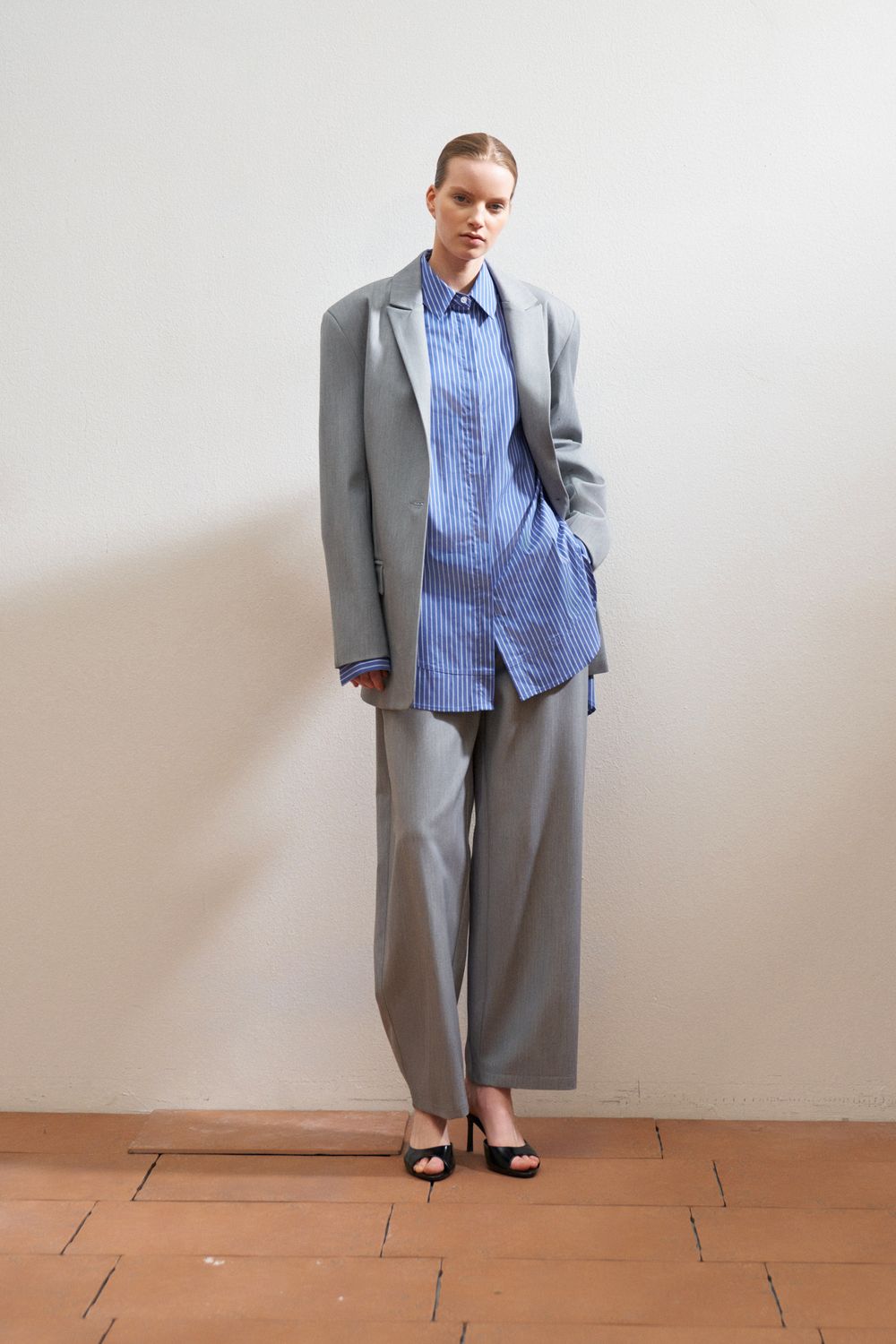 Oversized Striped Shirt