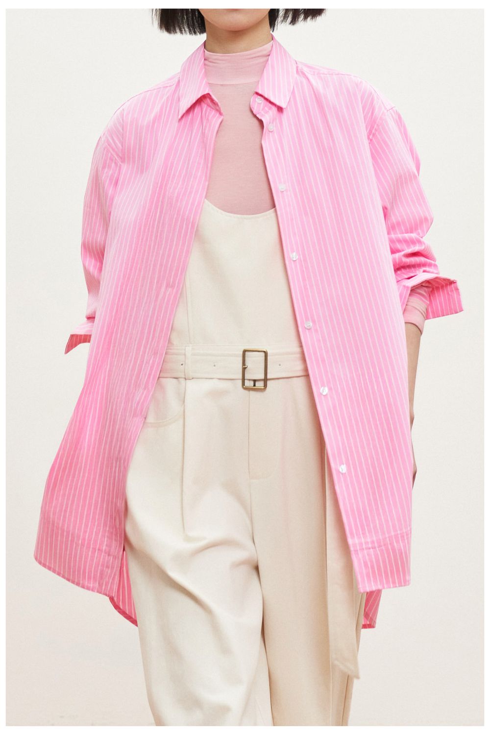 Oversized Striped Shirt