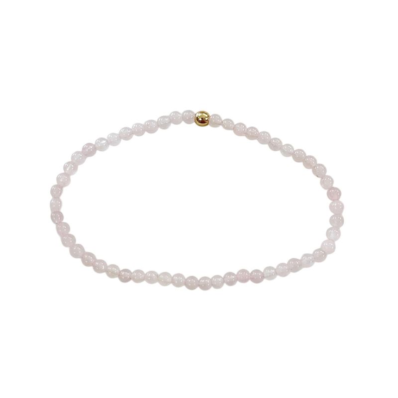 Mini Beaded Rose Quartz Bracelet