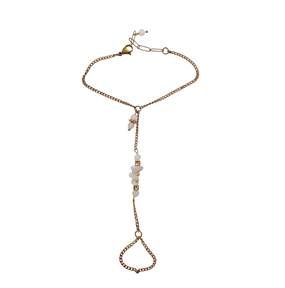 Rose Quartz Beaded Hand Chain