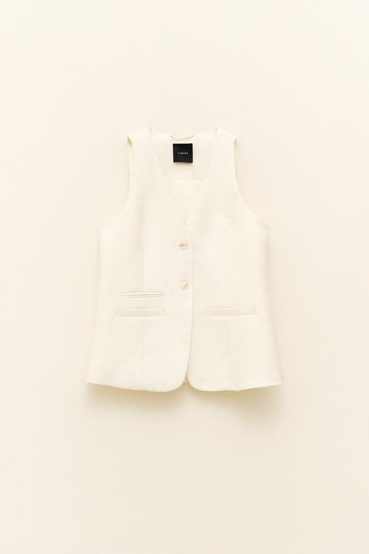 Off White Suit - Vest