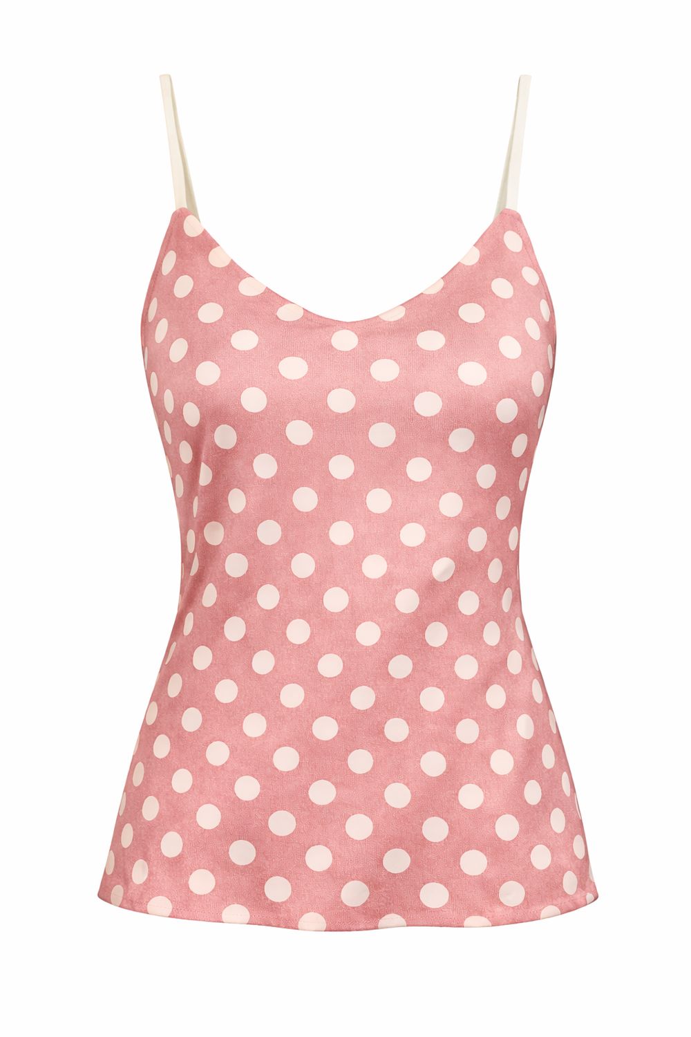 Viscose Printed Cami Top - Polka Dot