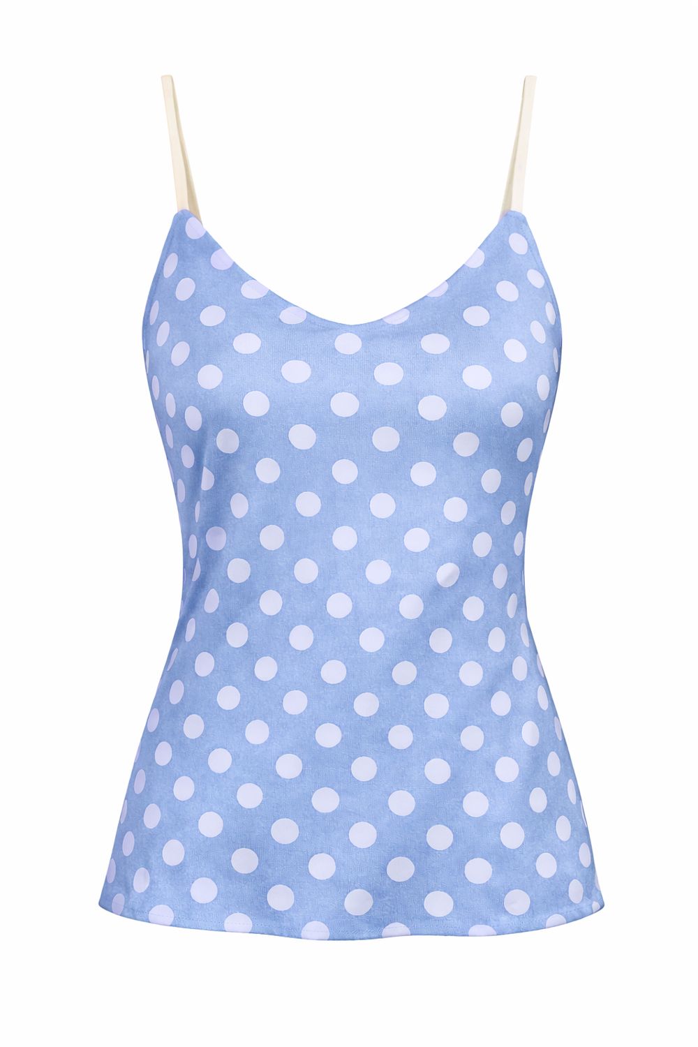 Viscose Printed Cami Top - Polka Dot