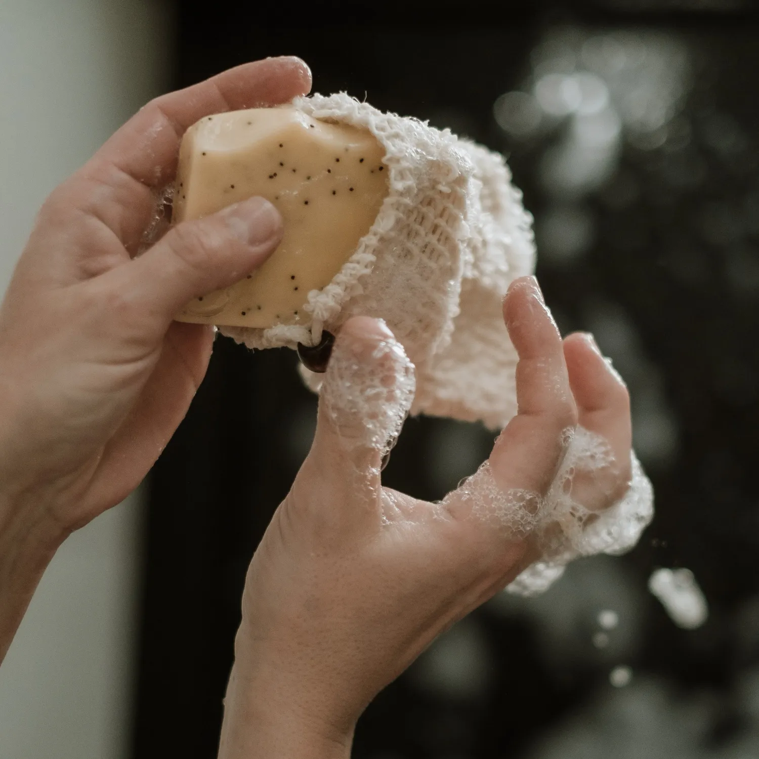 SISAL SOAP BAG | natural exfoliating soap saver