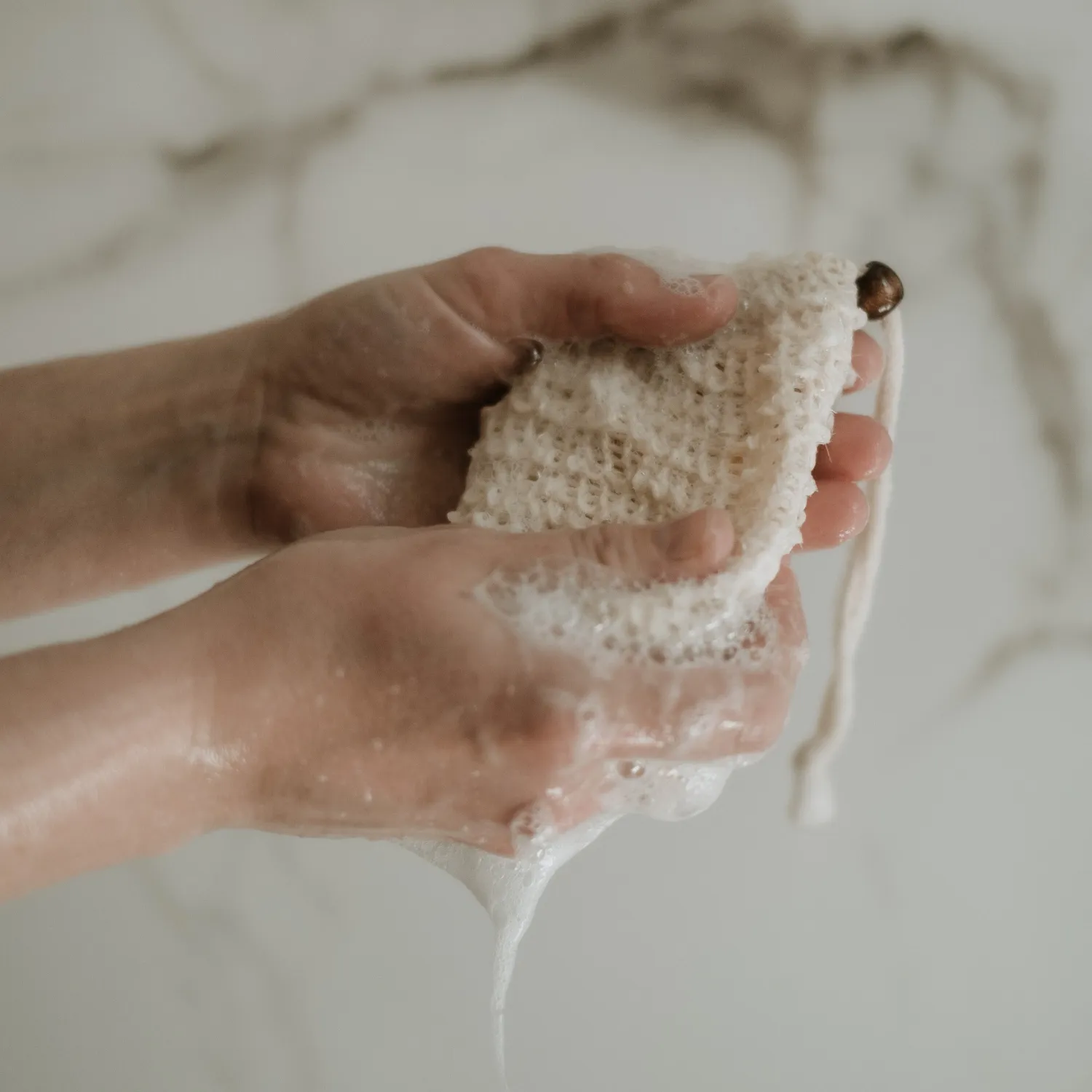 SISAL SOAP BAG | natural exfoliating soap saver