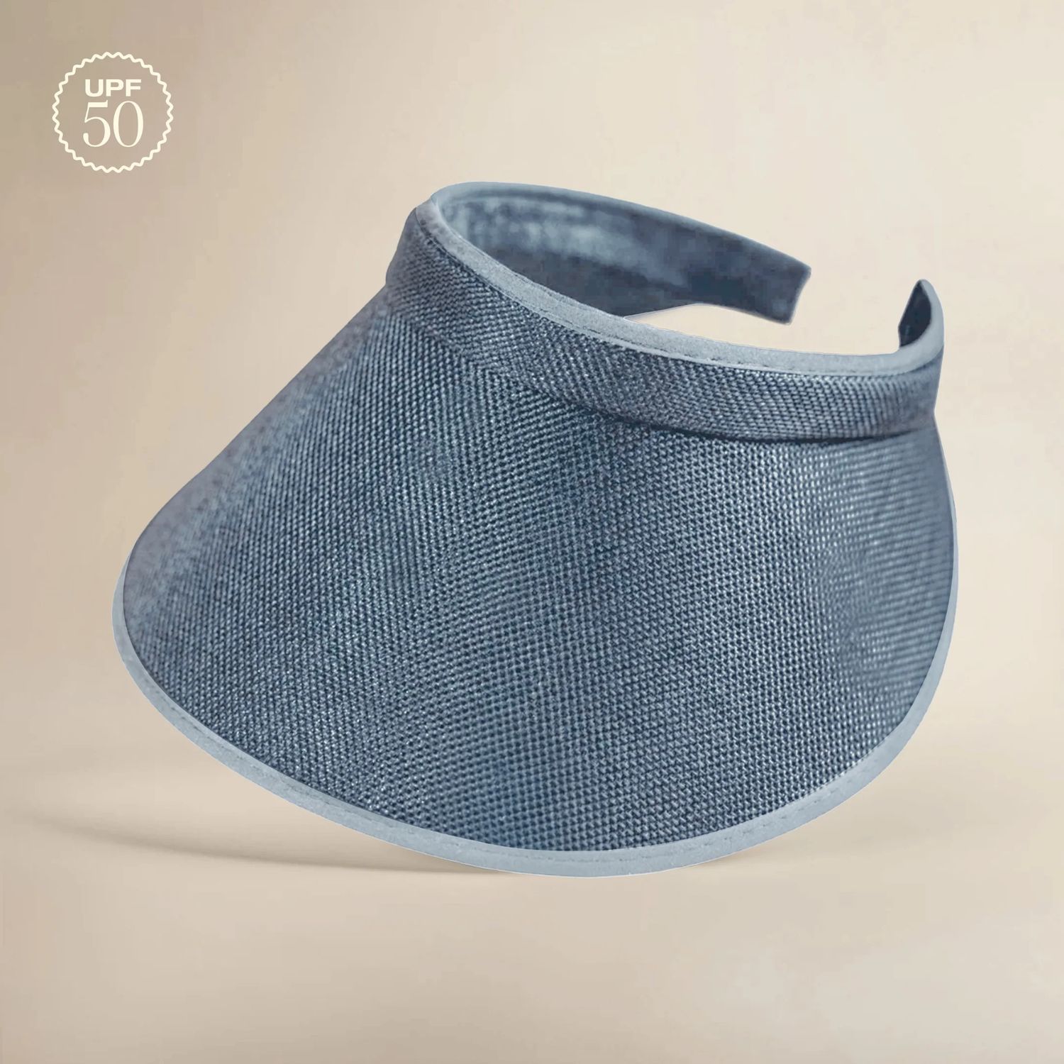 Wide Brim Visor - Denim