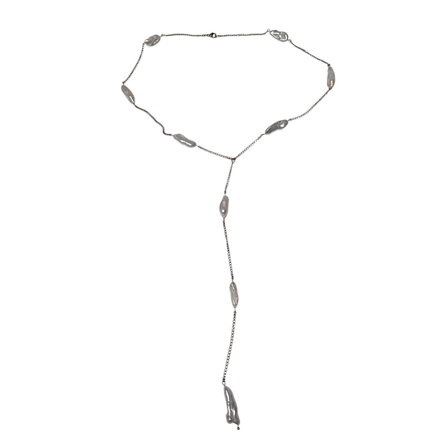 Baroque Fresh Water Pearl Lariat