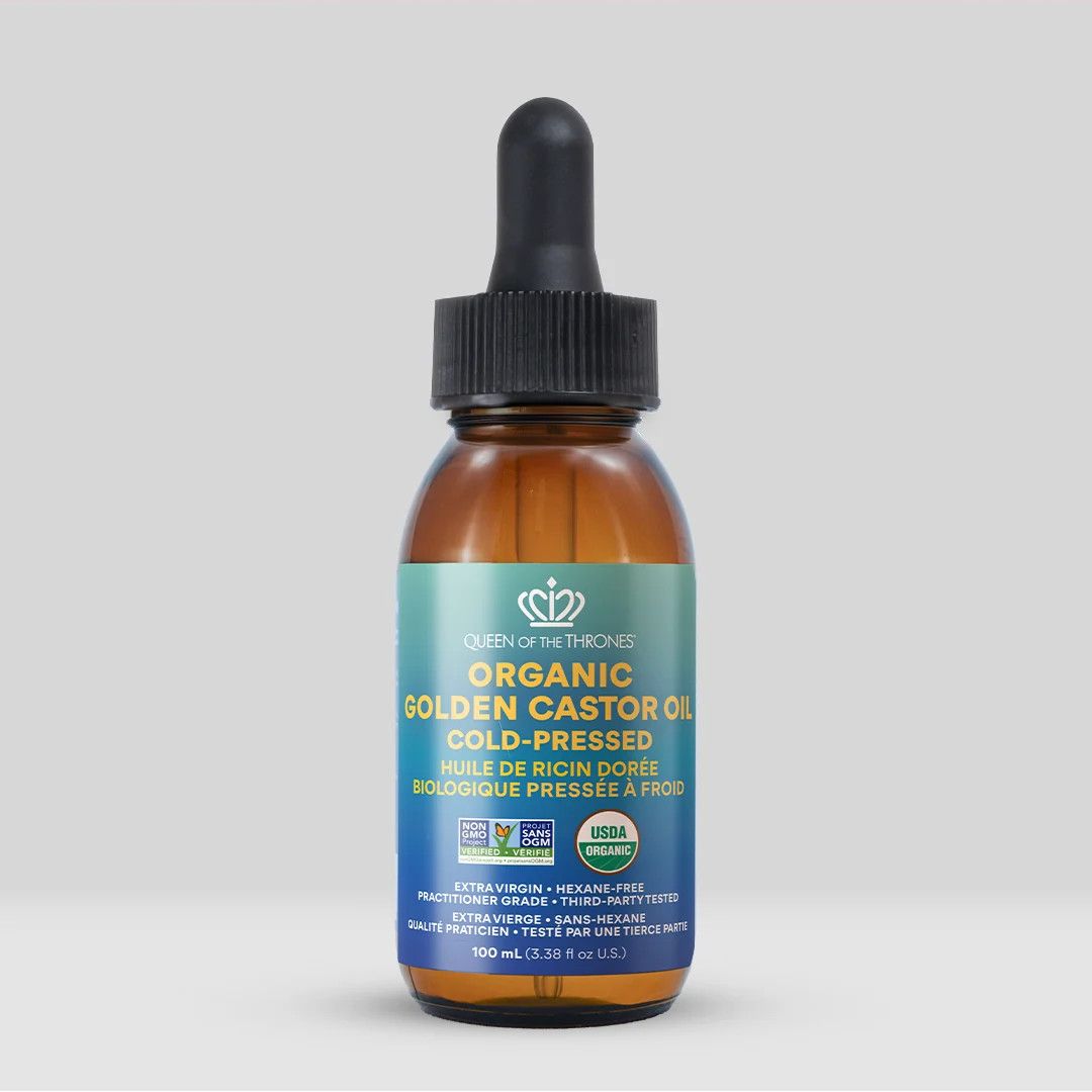 Organic Golden Castor Oil 100mL | Cold-Press
