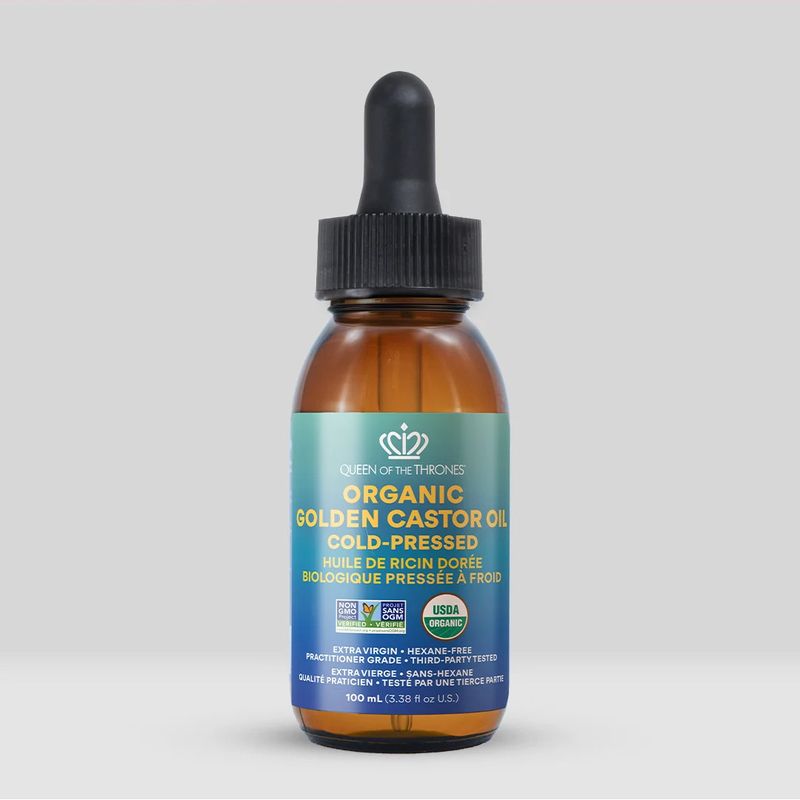 Organic Golden Castor Oil 100mL | Cold-Press