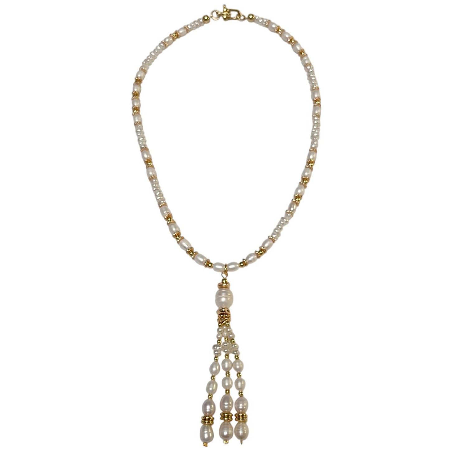 Freshwater Pearl Tassel Necklace