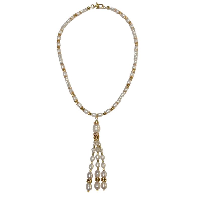 Freshwater Pearl Tassel Necklace