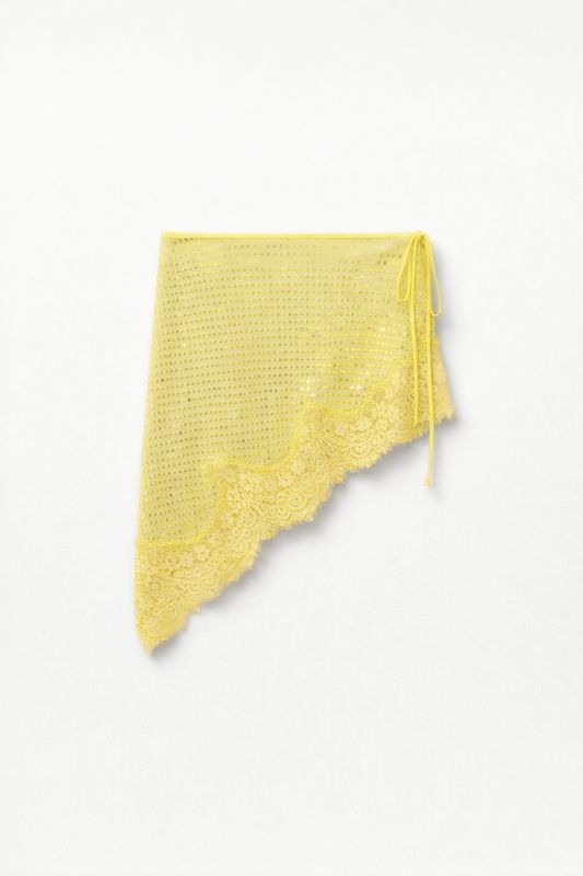 Sequin Lace Pareo Skirt