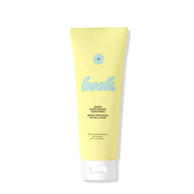 Bask Sheer Moisturizing Spf 30 Lotion Sunscreen Travel Size