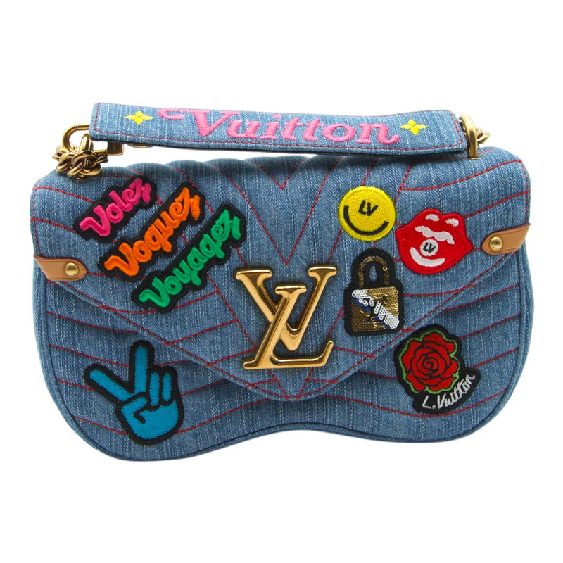 Louis Vuitton New Wave Chain Bag PM – Denim Patches