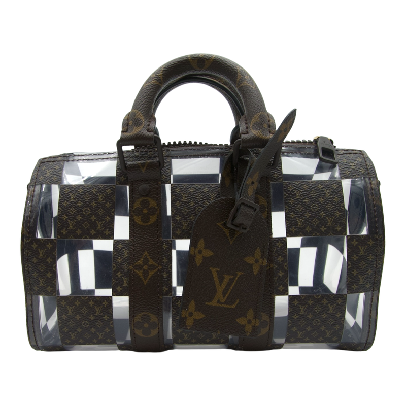 Louis Vuitton Monogram Chess Keepall Speedy XS, Transparent Vinyl