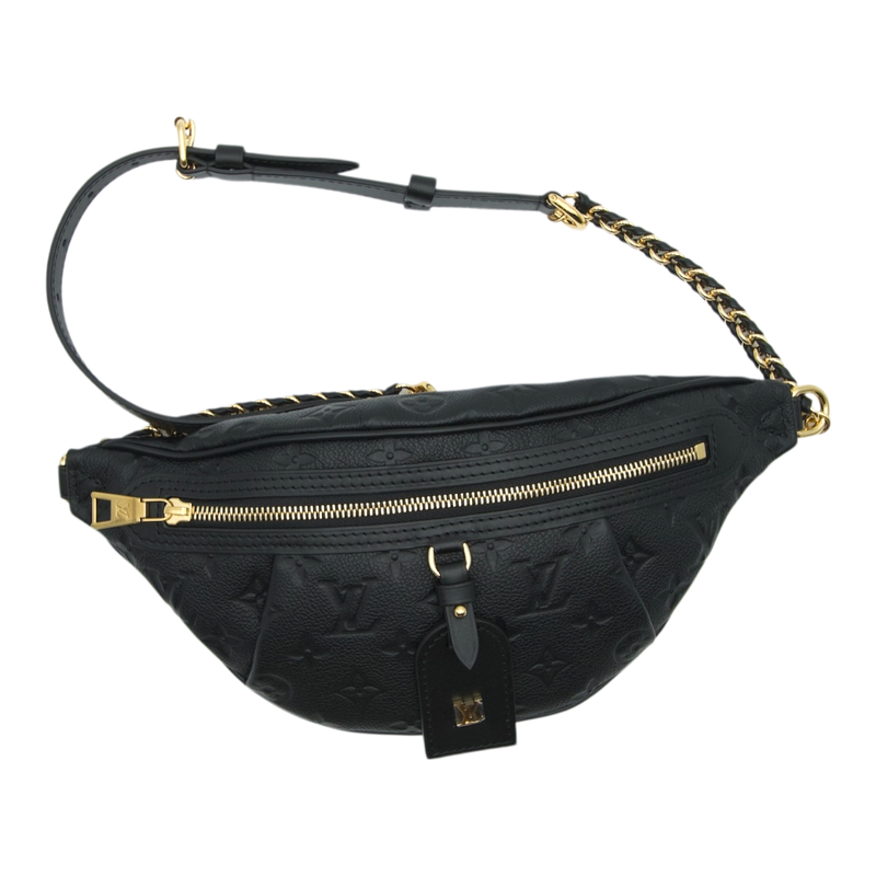 Louis Vuitton Black Monogram Empreinte Leather Crossbody Bumbag