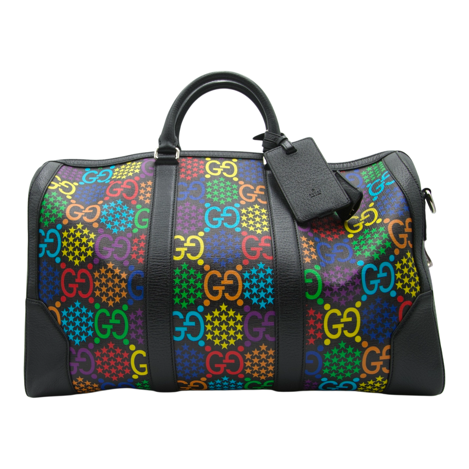 Gucci Carry On Duffle GG Psychedelic Medium Black