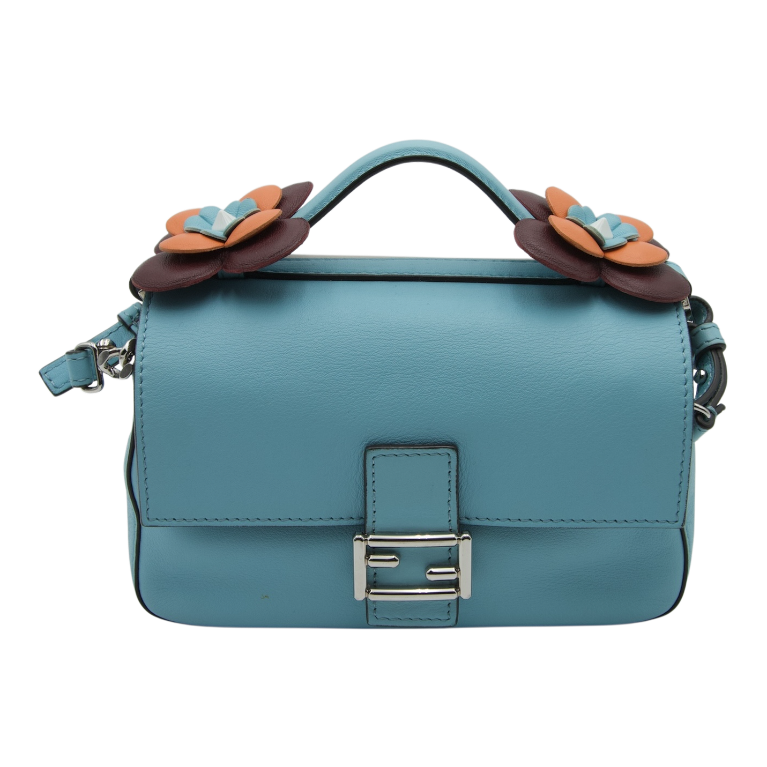 Fendi Micro Flowerland Double Baguette Bag