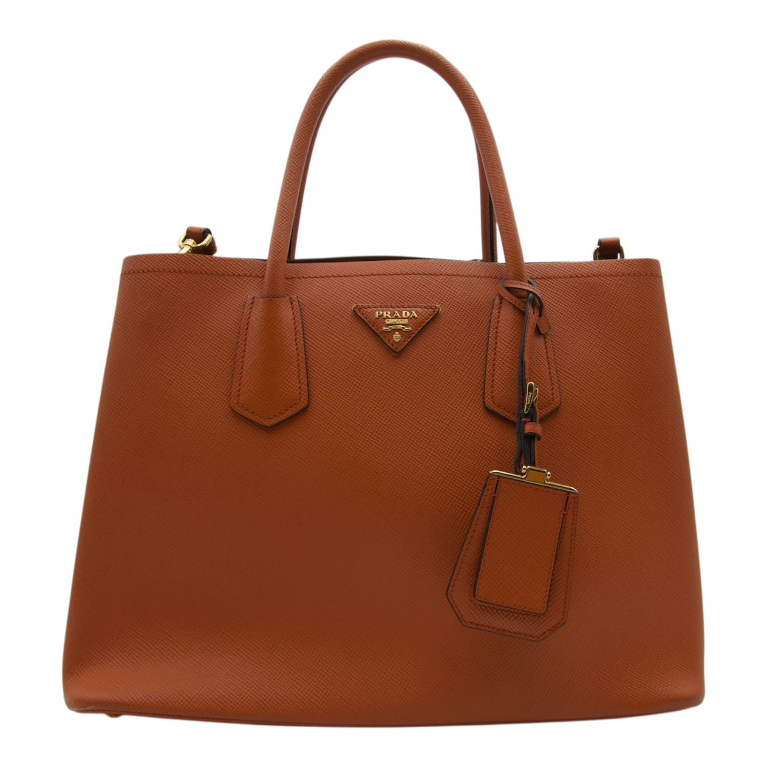 Prada Galleria Medium Orange Tote