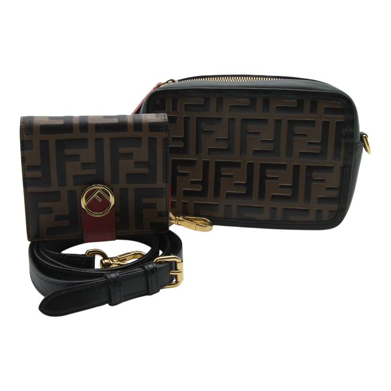Fendi Camera Crossbody Bag with Matching Wallet
