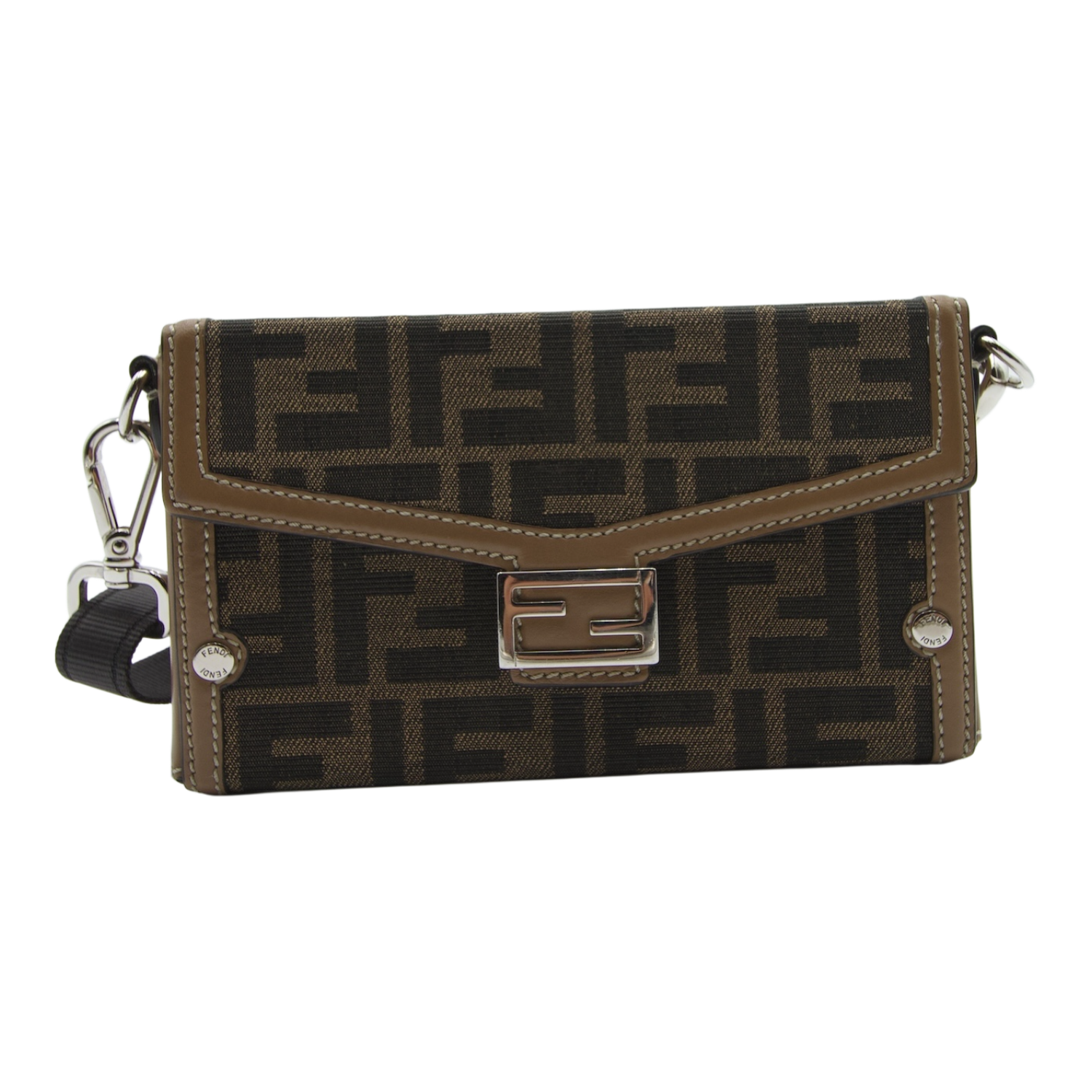 Fendi Zucca Vintage Trunk Brown