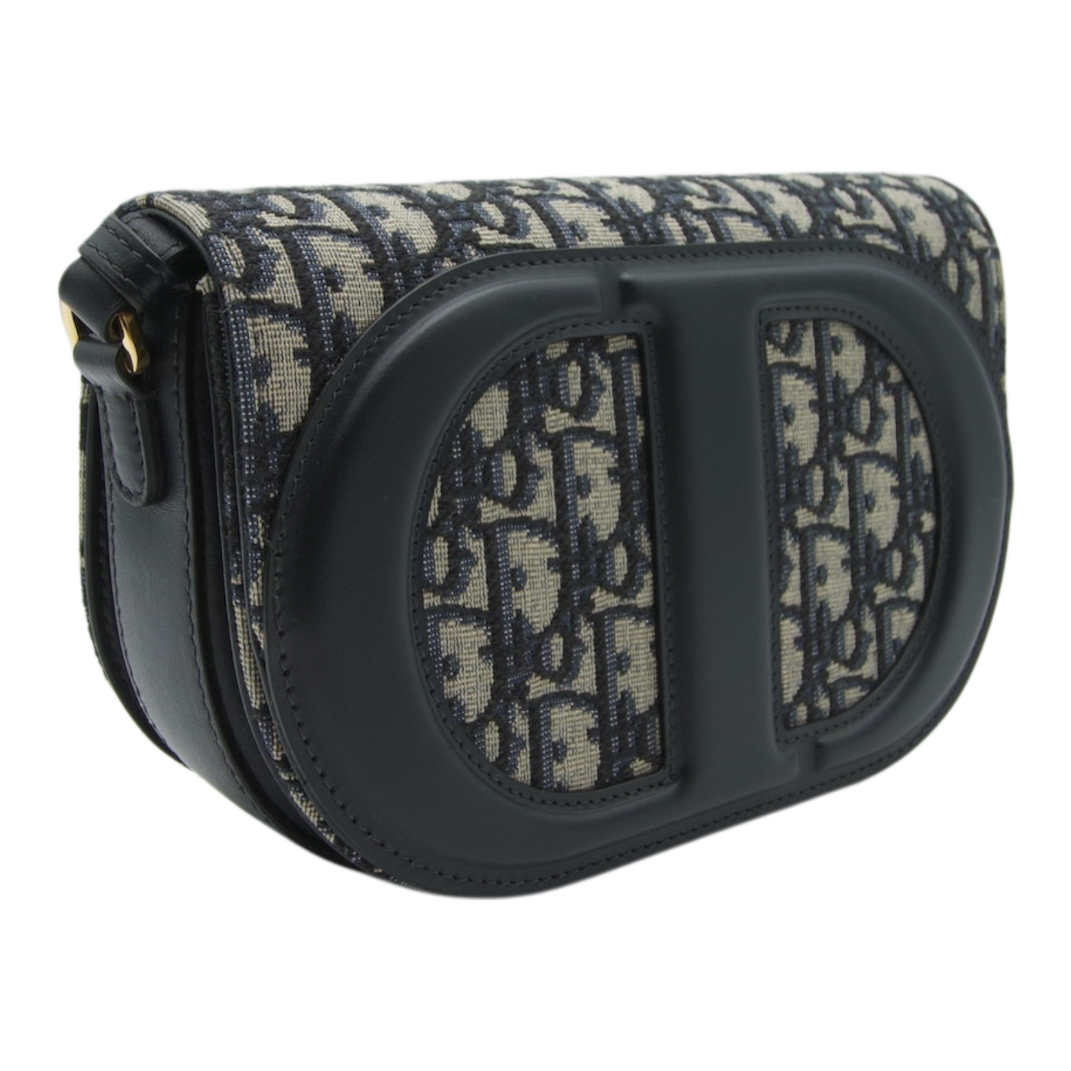 Dior CD Bag, Blue Canvas Small