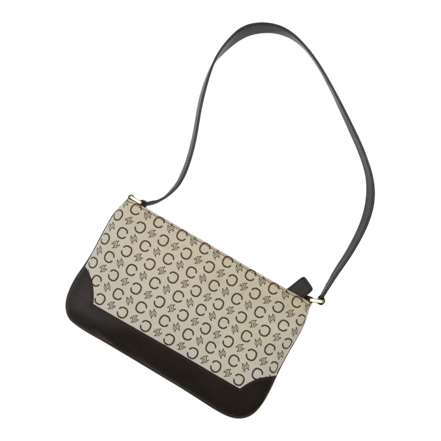 Celine Macadam Canvas Shoulder Bag