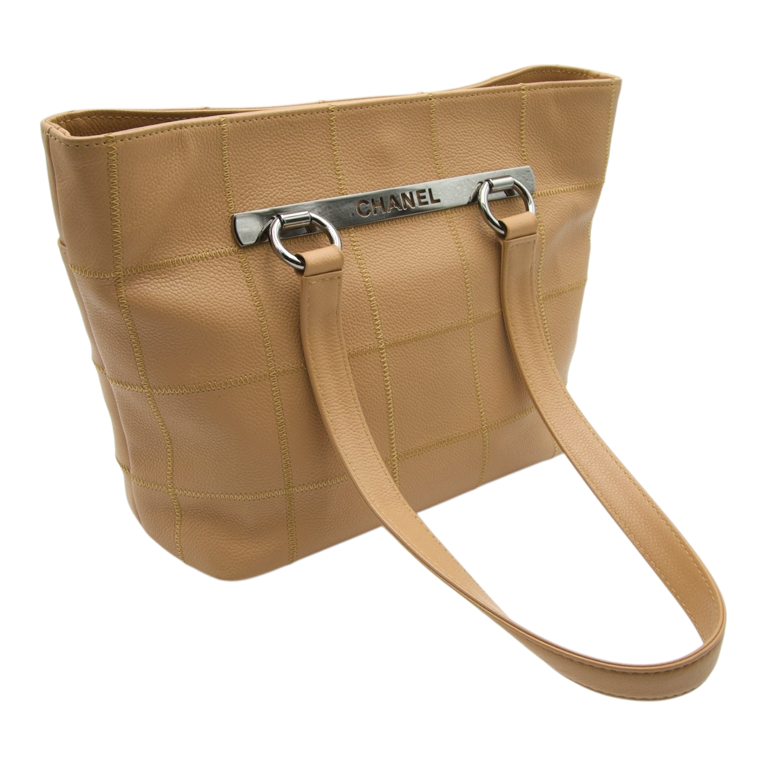 Chanel Caviar Leather Tote Beige