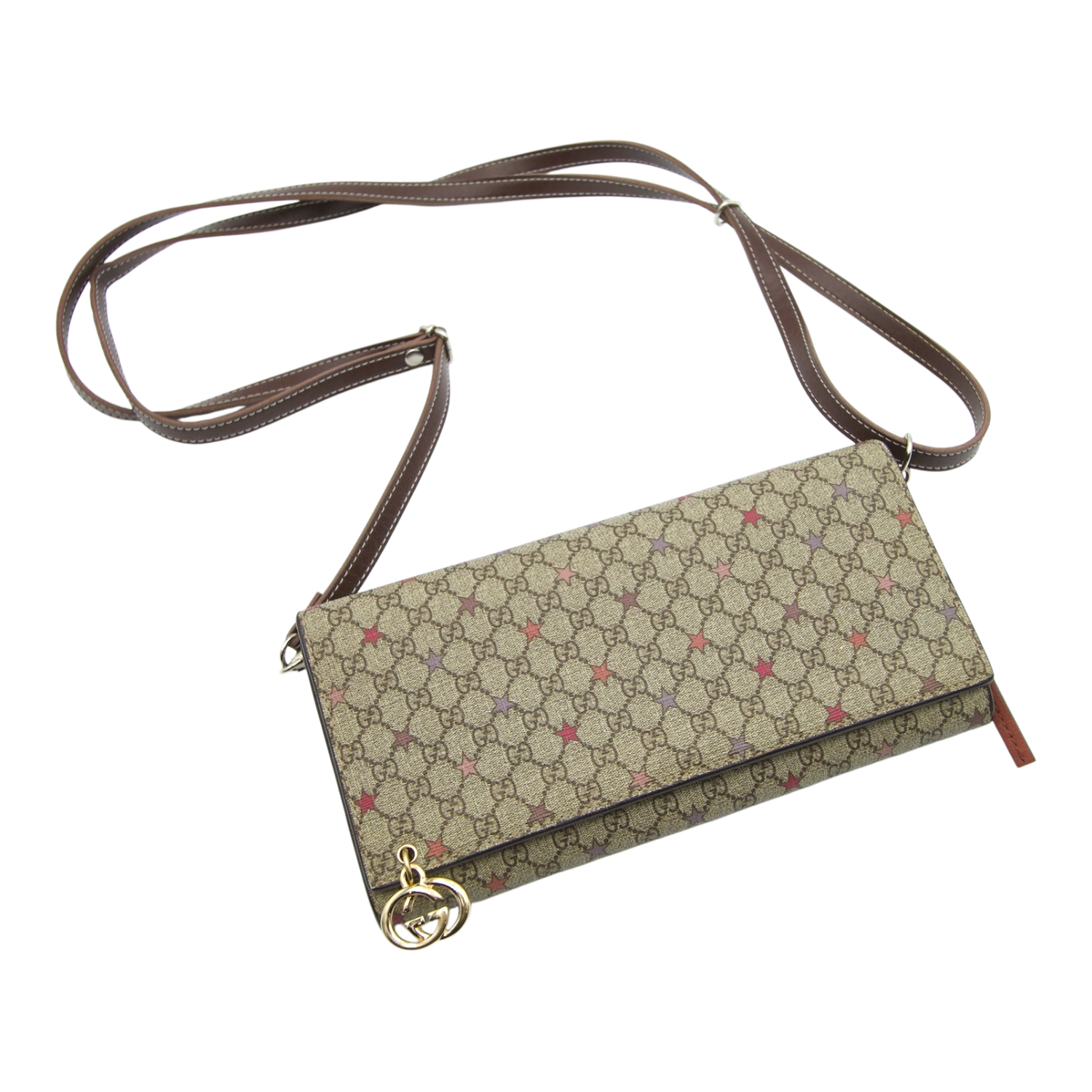 GG Supreme Stars Print Crossbody Bag