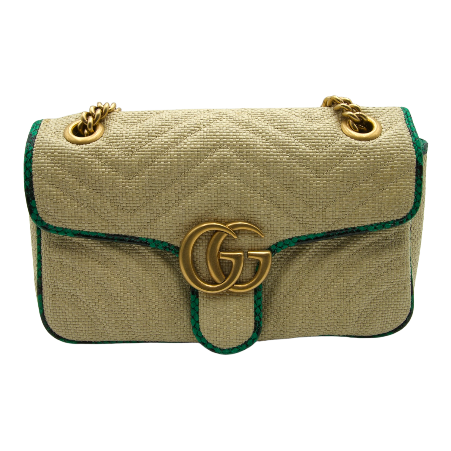 Gucci GG Marmont Small Shoulder Bag Green
