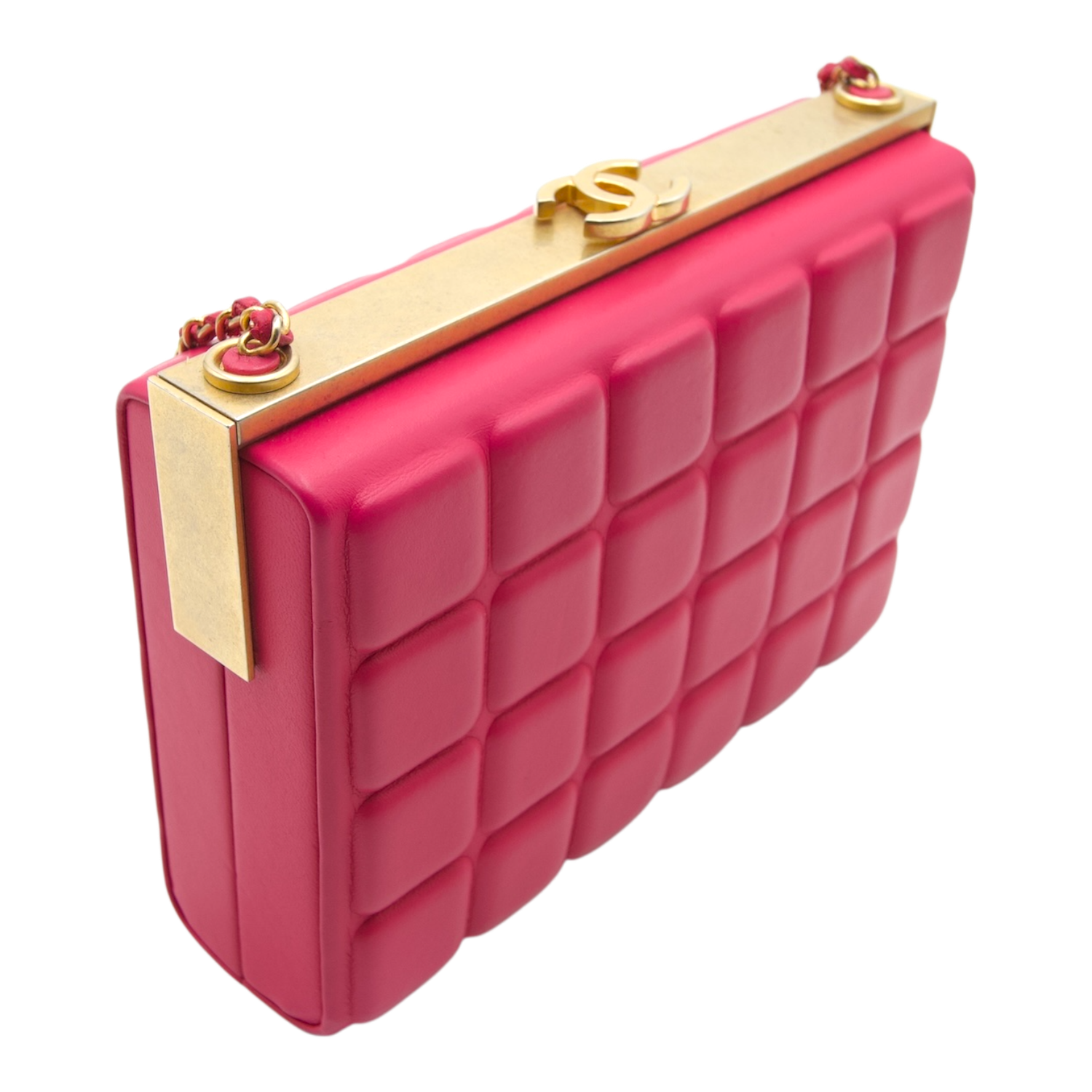 Chanel Chocolate Bar Pink Lambskin