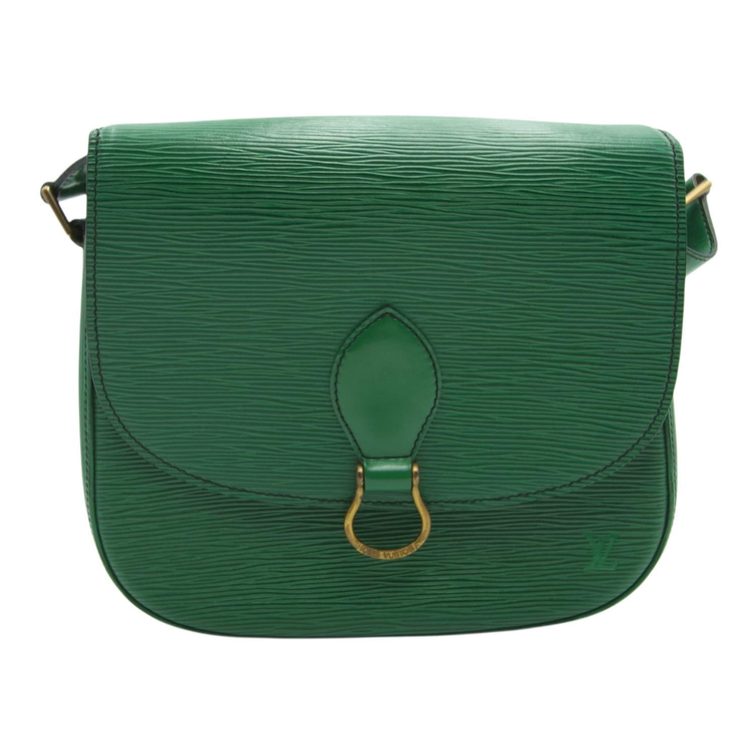 Louis Vuitton Saint-Cloud PM in Green Epi Purse and Wallet