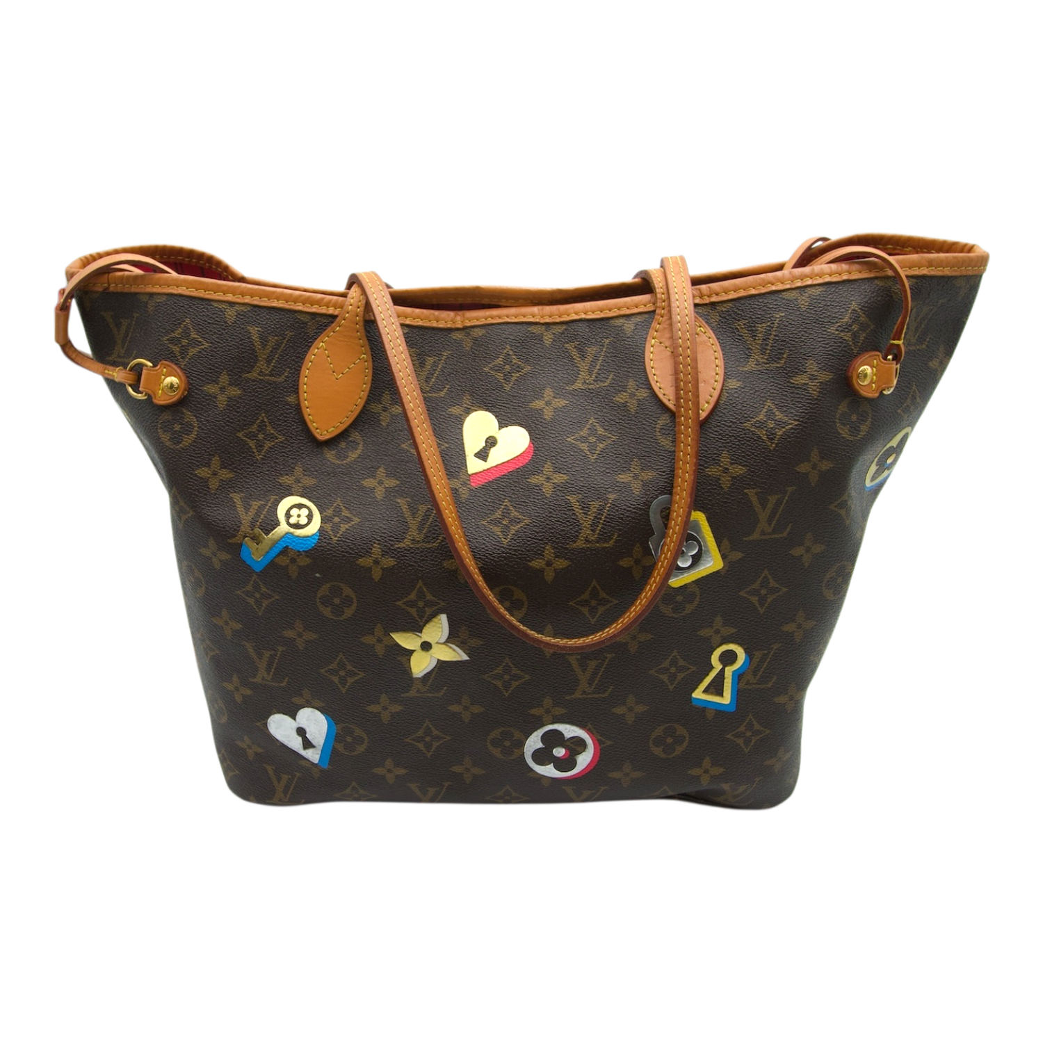Louis Vuitton Monogram Love Lock Neverfull MM