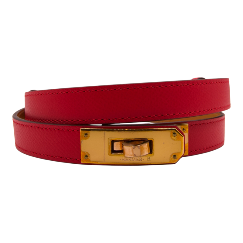 Hermès Kelly Double Tour Leather Bracelet