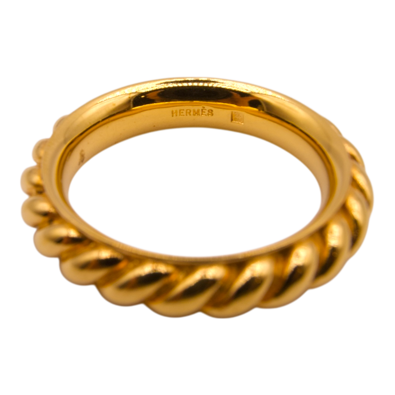 Hermes Paris Simple Design Scarf Ring