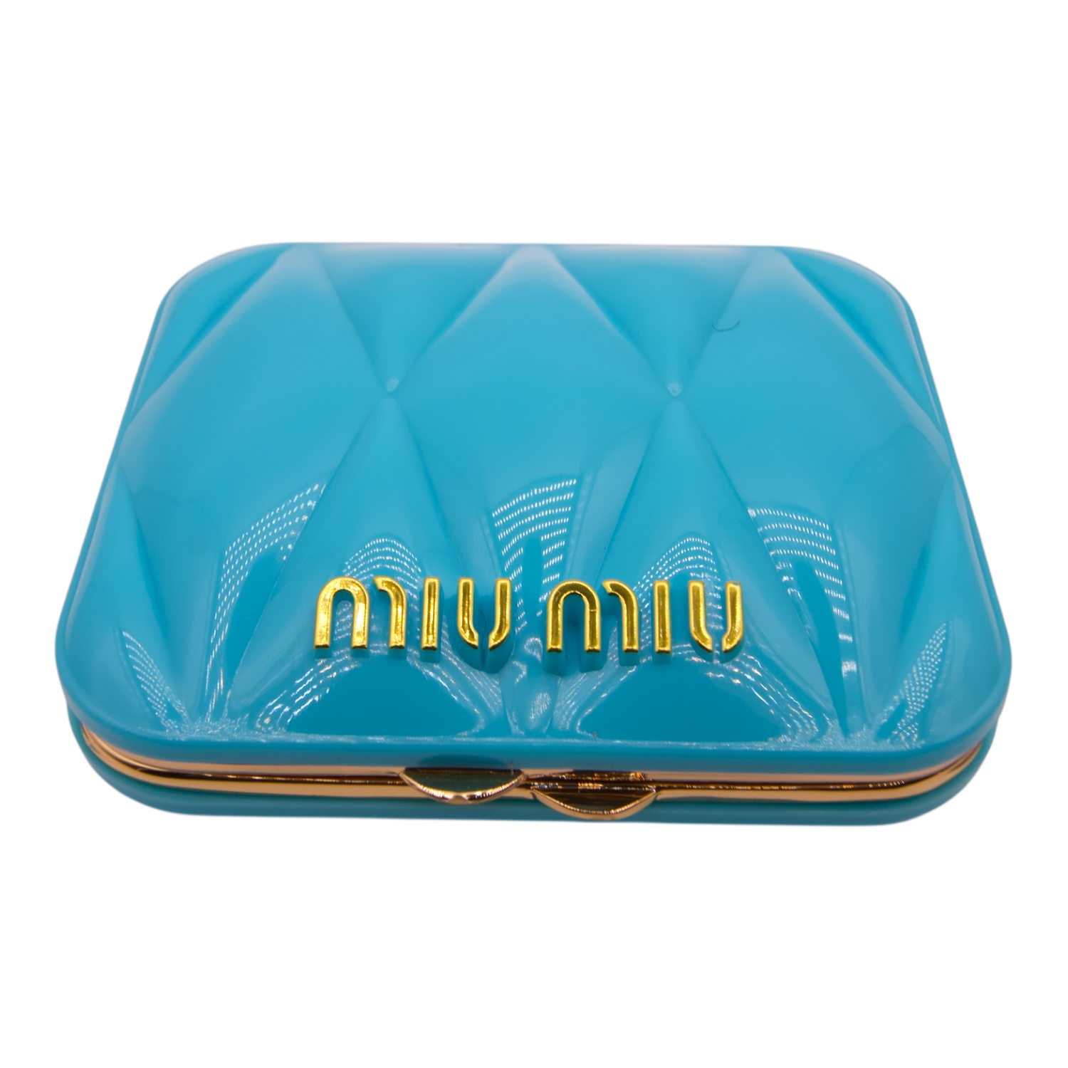 iu Miu Turquoise  Foldable Double-Sided Mirror