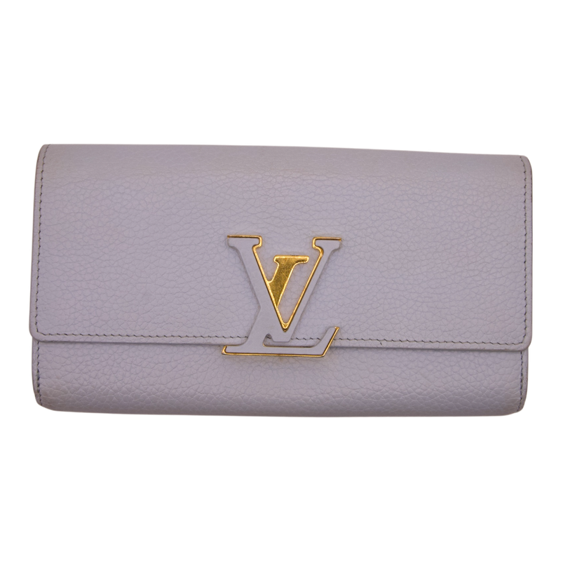 Louis Vuitton Capucines Long Wallet, Powder Blue